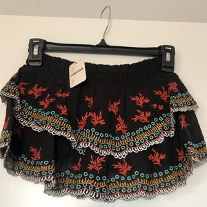 Free people strapless crop top